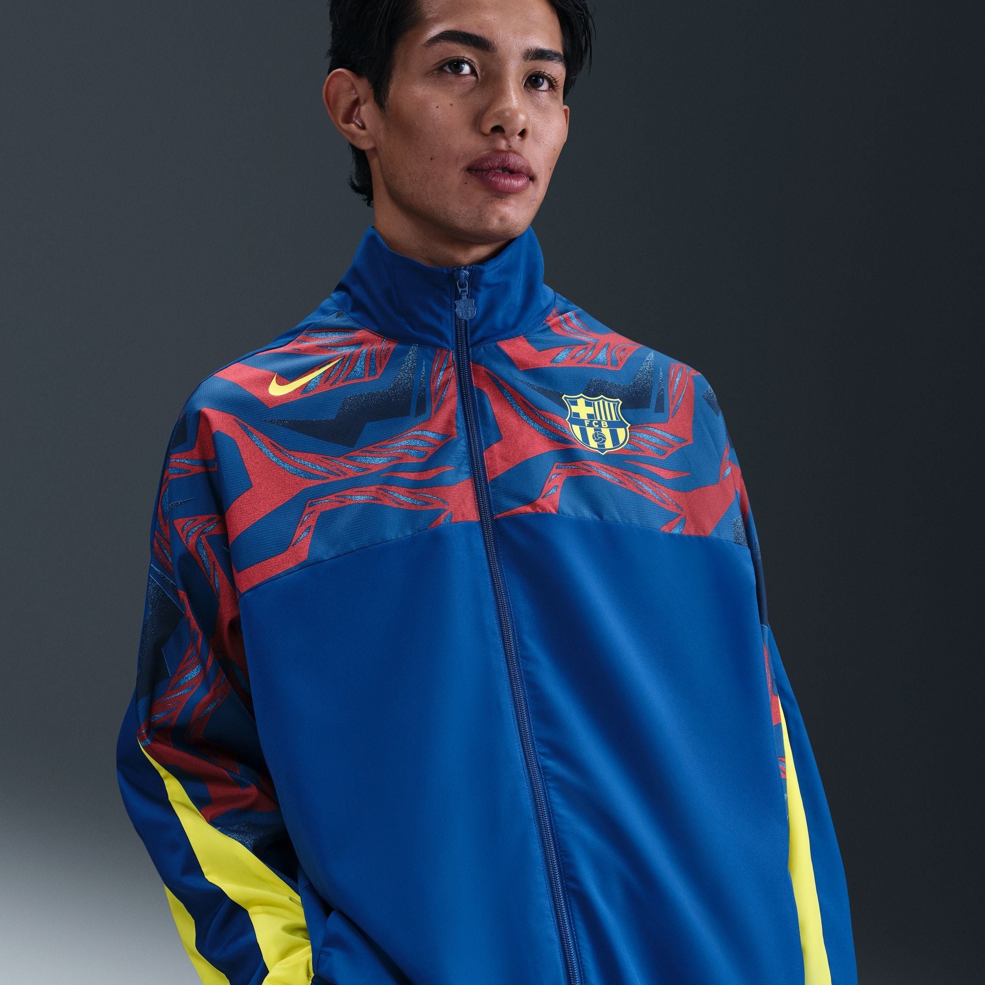 FC Barcelona Starting 5 SE Men's Nike Soccer Woven Jacket – Soccer90