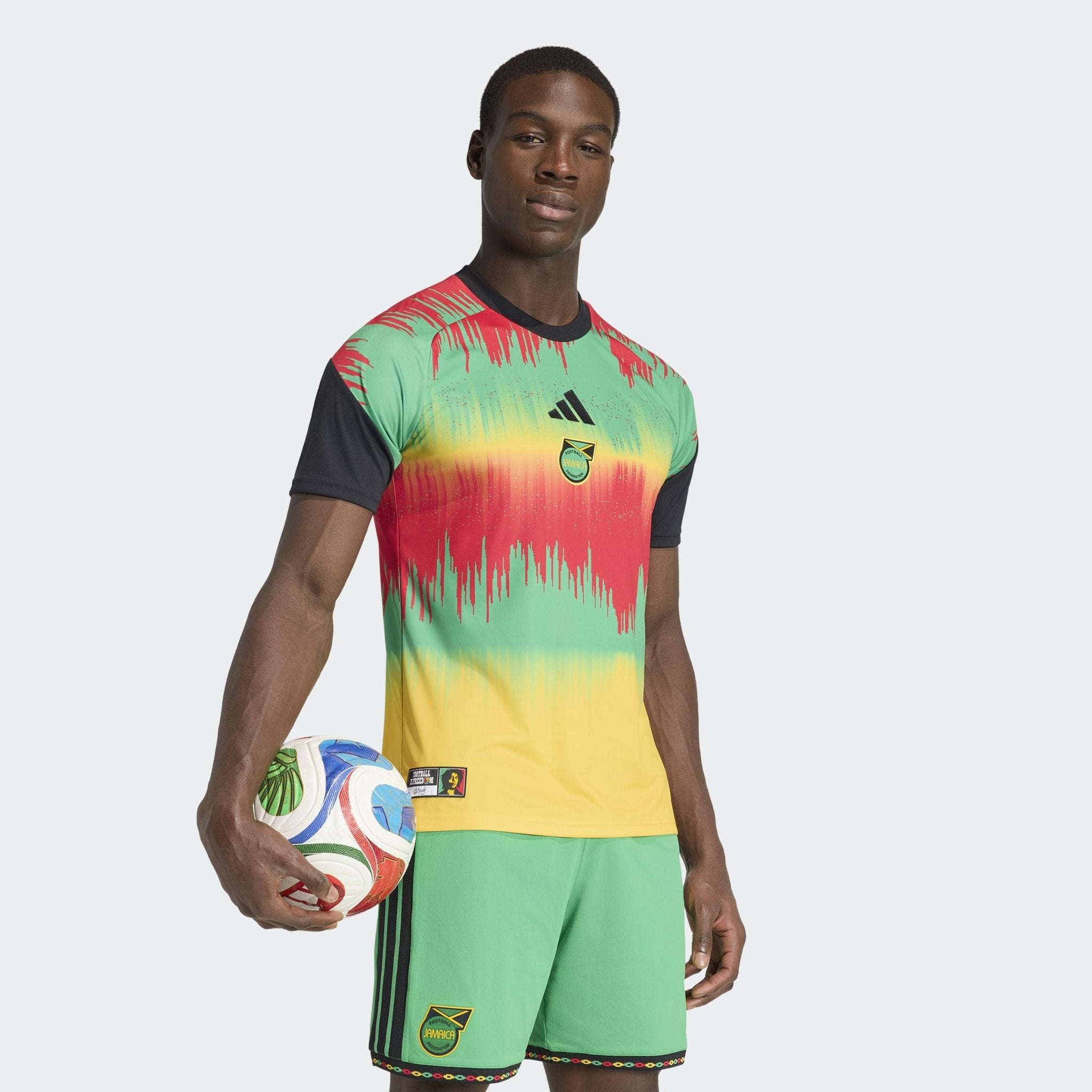 26 Jamaica Marley Home Pre Match Top – Soccer90