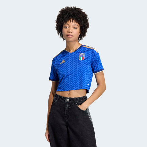 Italy 26 Home Replica Cropped Jersey