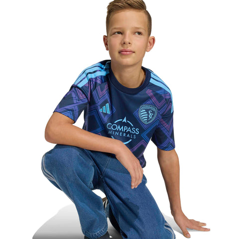 26 Sporting KC Youth Replica Away Jersey