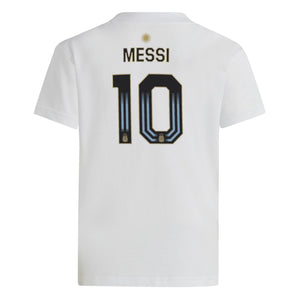 adidas Argentina Messi Kids T - Shirt - Soccer90