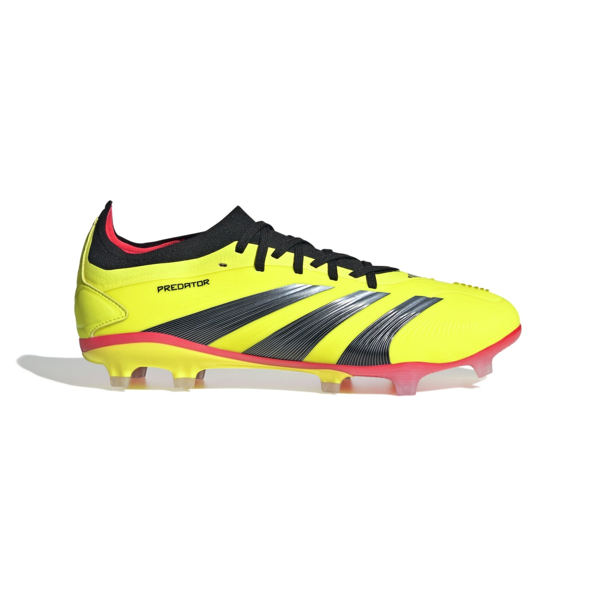 Adidas Predator Pro FG Solar Yellow Black Solar Red Size 9