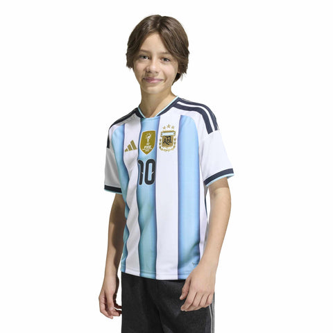 Argentina 26 Home Replica Messi Kids Jersey - Soccer90