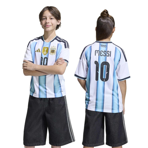 Argentina 26 Home Replica Messi Kids Jersey - Soccer90