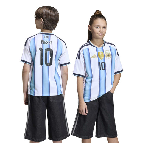 Argentina 26 Home Replica Messi Kids Jersey - Soccer90