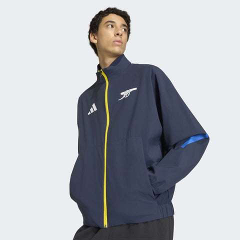 Arsenal FC Z.N.E Blue. Anthem Jacket - Soccer90