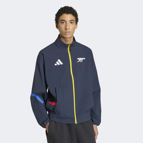 Arsenal FC Z.N.E Blue. Anthem Jacket - Soccer90