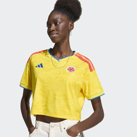 Colombia 26 Home Replica Cropped Jersey - Soccer90