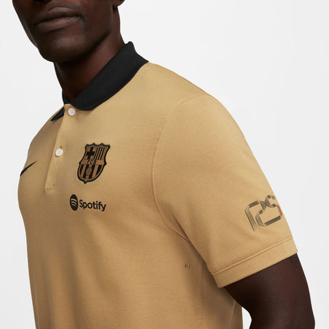 FC Barcelona 2.0 Gold Polo - Soccer90