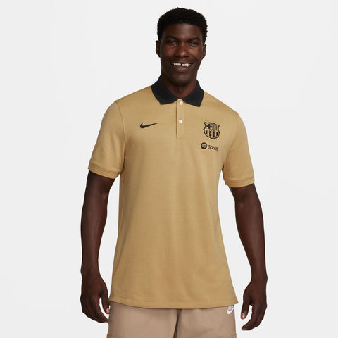 FC Barcelona 2.0 Gold Polo - Soccer90