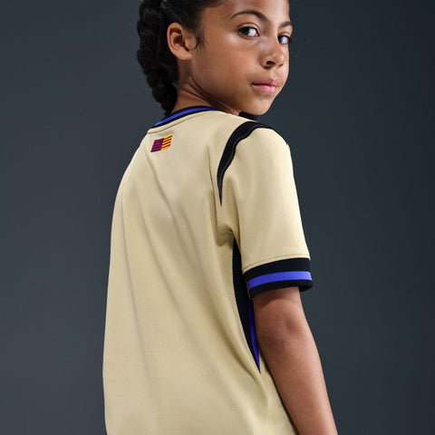 FC Barcelona 2025/26 Stadium Away Big Kids' Nike Dri - FIT Soccer Replica Jersey - Soccer90