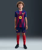 FC Barcelona 2025/26 Stadium Home Big Kids' Nike Dri - FIT Soccer Replica Jersey - Soccer90
