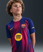 FC Barcelona 2025/26 Stadium Home Big Kids' Nike Dri - FIT Soccer Replica Jersey - Soccer90