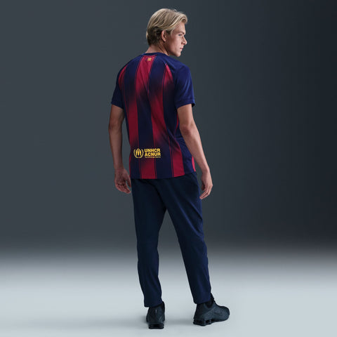 FC Barcelona 2025/26 Stadium Home Men's Nike Dri - FIT Soccer Replica Jersey - Soccer90