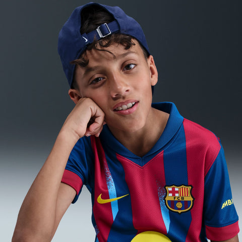 FC Barcelona 2025/26 Stadium Third Big Kids' Nike Dri - FIT Total 90 Soccer Replica - Soccer90