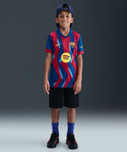 FC Barcelona 2025/26 Stadium Third Big Kids' Nike Dri - FIT Total 90 Soccer Replica - Soccer90