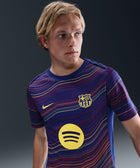 FC Barcelona Academy Pro Home Men's Nike Dri - FIT Soccer Pre - Match Short - Sleeve Top - Soccer90