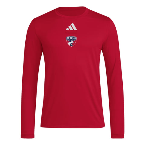 FC Dallas LS Pregame Red Tee - Soccer90
