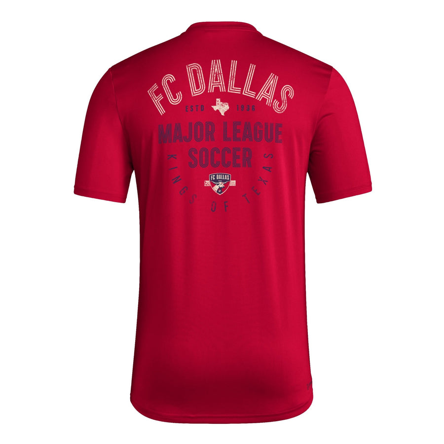 FC Dallas Pregame Logo Red Tee - Soccer90