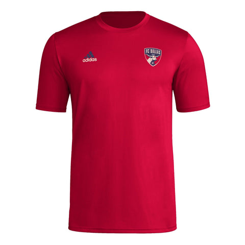 FC Dallas Pregame Logo Red Tee - Soccer90