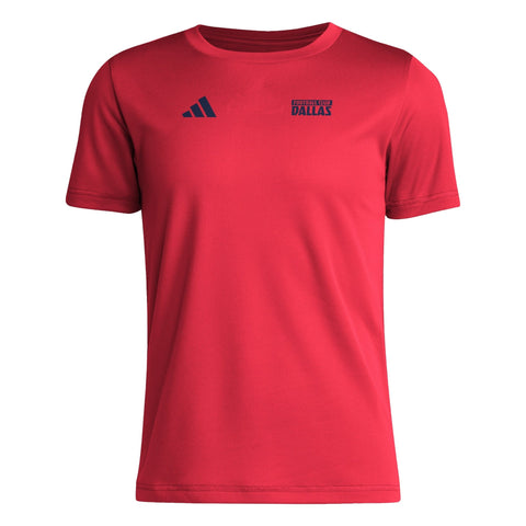 FC Dallas Pregame Logo Red Tee Kids - Soccer90