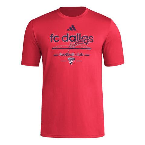 FC Dallas Pregame Red Tee - Soccer90