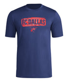 FC Dallas Pregame Wordmark Navy Tee - Soccer90