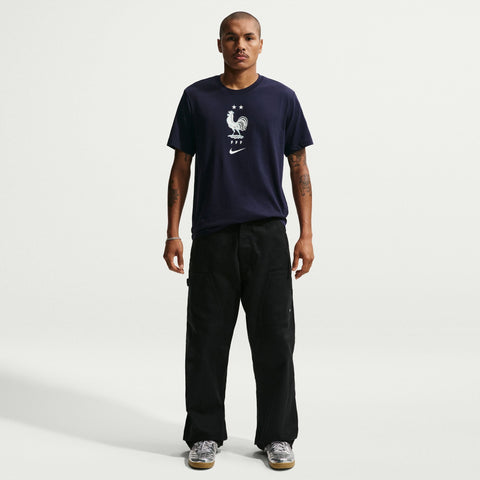 France Crest Navy Tee - Soccer90