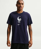 France Crest Navy Tee - Soccer90