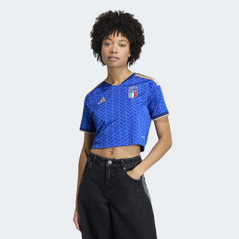 Italy 26 Home Replica Cropped Jersey - Soccer90