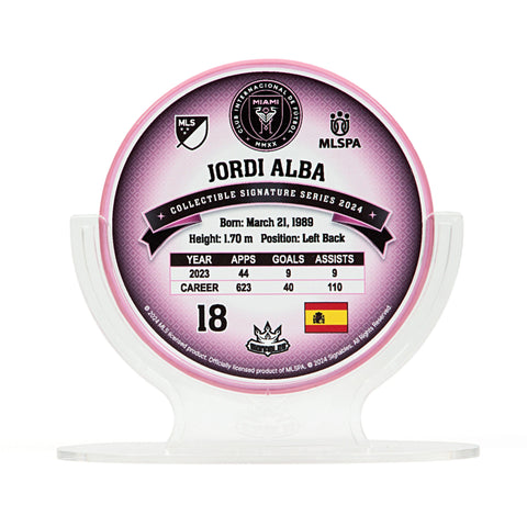 Jordi Alba - Inter Miami - Signables Collectible - Soccer90