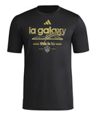 LA Galaxy Black Pregame Tee - Soccer90