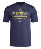 LA Galaxy Navy Pregame Tee - Soccer90