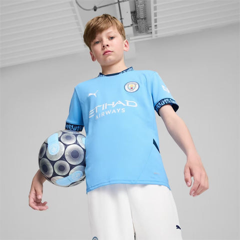 Manchester City 24/25 Big Kid's Home Jersey - Soccer90