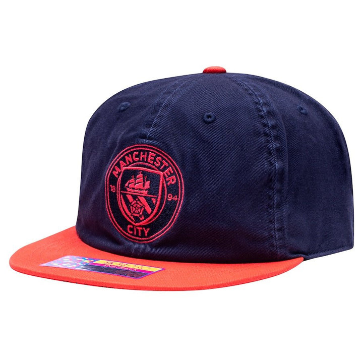 Manchester City Fan Ink Wander Snapback - Soccer90