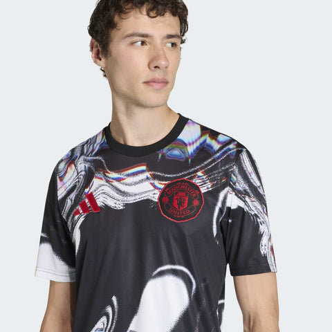 Manchester United 25/26 Black Pre Match Jersey - Soccer90
