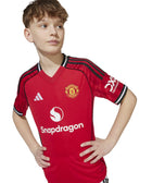 Manchester United 25/26 Home Jersey Kids - Soccer90