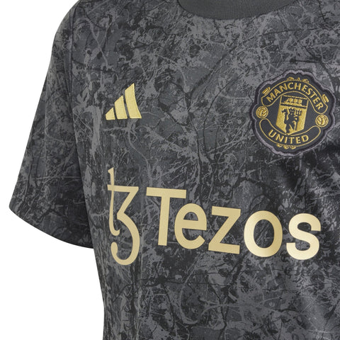 Manchester United Stone Roses Pre-Match Jersey Kids - Soccer90