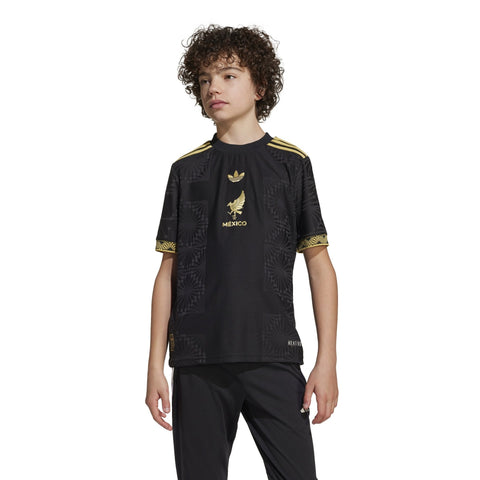 Mexico 25 Gold Jersey Kids - Soccer90