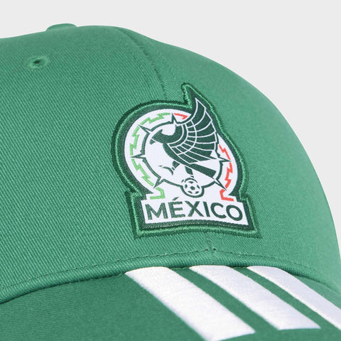 Mexico 26 Green Baseball Cap With 3 Stripes - Soccer90