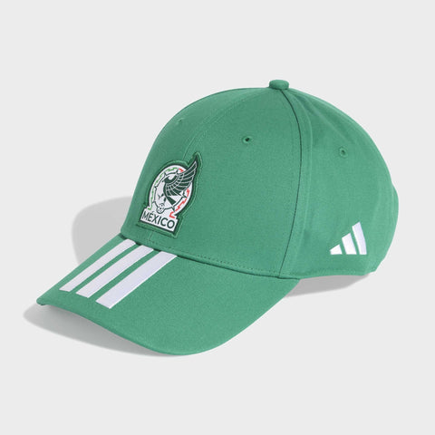 Mexico 26 Green Baseball Cap With 3 Stripes - Soccer90