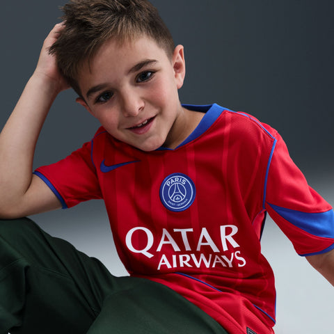 Paris Saint - Germain 2025/26 Stadium Third Big Kids' Nike Dri - FIT Total 90 Soccer Replica Jersey - Soccer90