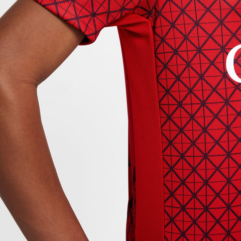 Paris Saint - Germain Academy Pro Big Kids' Nike Dri - FIT Red Pre - Match Soccer Top - Soccer90