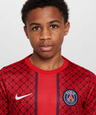 Paris Saint - Germain Academy Pro Big Kids' Nike Dri - FIT Red Pre - Match Soccer Top - Soccer90