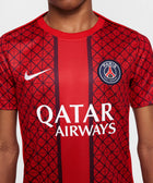 Paris Saint - Germain Academy Pro Big Kids' Nike Dri - FIT Red Pre - Match Soccer Top - Soccer90