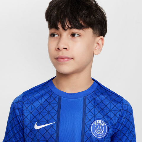 Paris Saint - Germain Academy Pro Big Kids' Nike Dri - FIT Royal Pre - Match Soccer Top - Soccer90