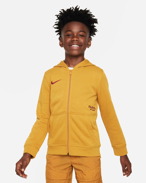 Paris Saint-Germain Club Big Kids' Nike Soccer Full-Zip French Terry Hoodie - Soccer90