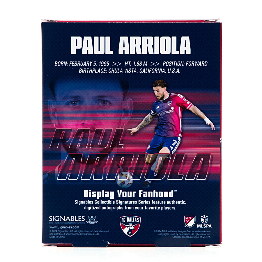 Paul Arriola - FC Dallas 2024 Signables Sports Collectible - Soccer90