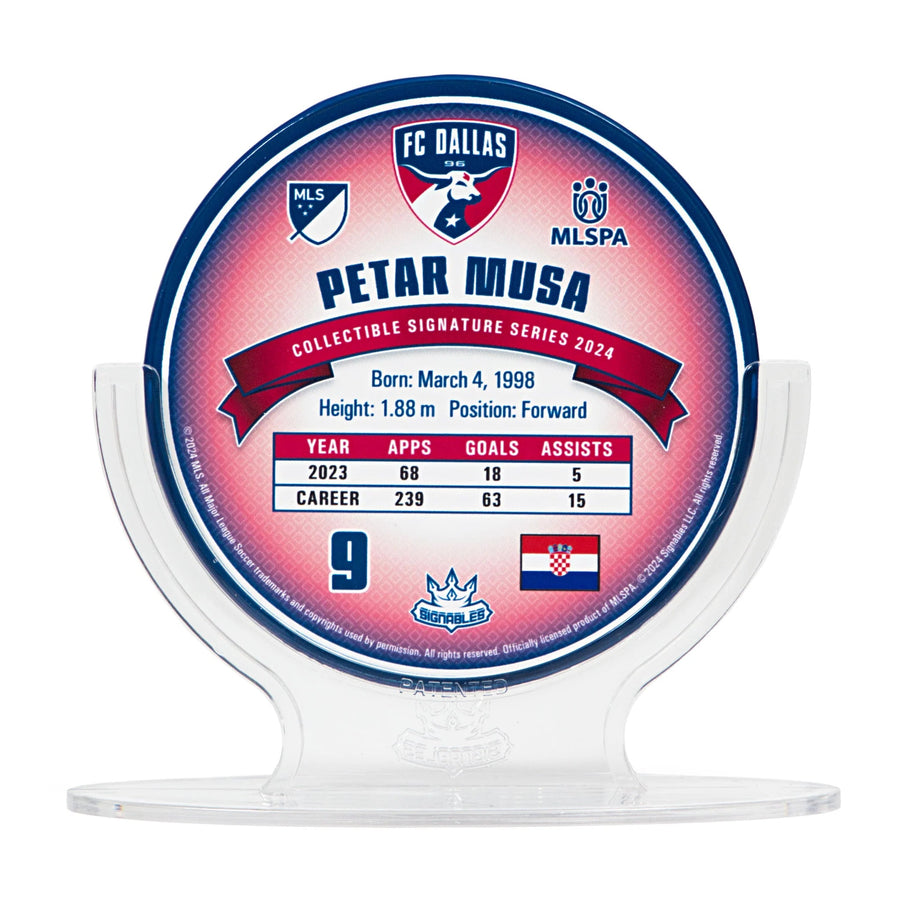 Petar Musa - FC Dallas 2024 Signables Sports Collectible - Soccer90