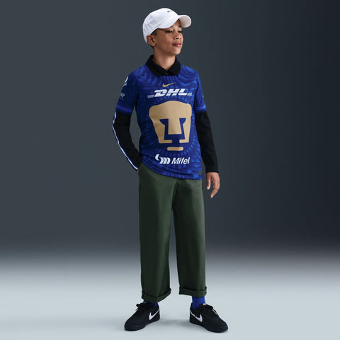 Pumas UNAM 25/26 Away Stadium Big Kids Jersey - Soccer90